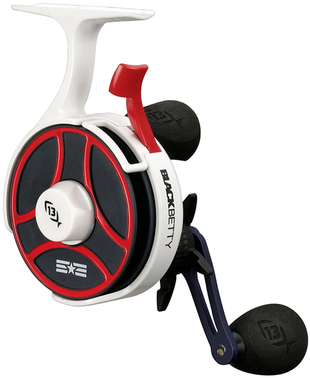 13 Fishing BBFFGWUSA-2.5-LH Black Betty Free Fall Ghost Ice Reel