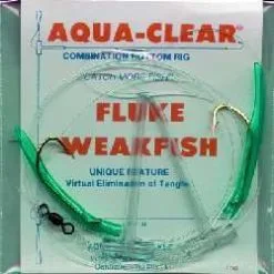 Aqua Clear Aqua-Clear FW-1DG Flounder/Weakfish High/Low Rig