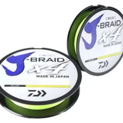 Daiwa J-Braid X4 Fluorescent Yellow Line
