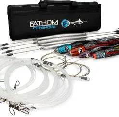 Fathom Offshore Pre-Rigged Wahoo Trolling Lure Pack