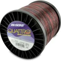 Hi-Seas Quattro Plus Low-Vis Camo Line 5 Lb. Spool