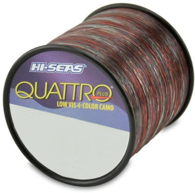 Hi-Seas Quattro Plus Low-Vis Camo Line 1/4 Lb. Spool