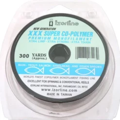 Izorline 064023 XXX Super Co-Polymer Mono Line - 6lb - Smoke - 300yd Spool