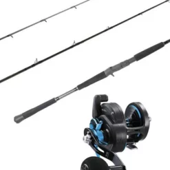Ocean Tackle International OTI-PBI701HFA Pitch Black Inshore/Daiwa 20H Saltist Reel Combo