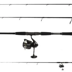 Ocean Tackle International Pitch Black Inshore/Daiwa BG MQ4000D-XH Spinning Reel Combo