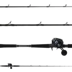 Ocean Tackle International Pitch Black Inshore OTI-PBI701HFC/Daiwa Lexa LX-HD3000-H-P Combo