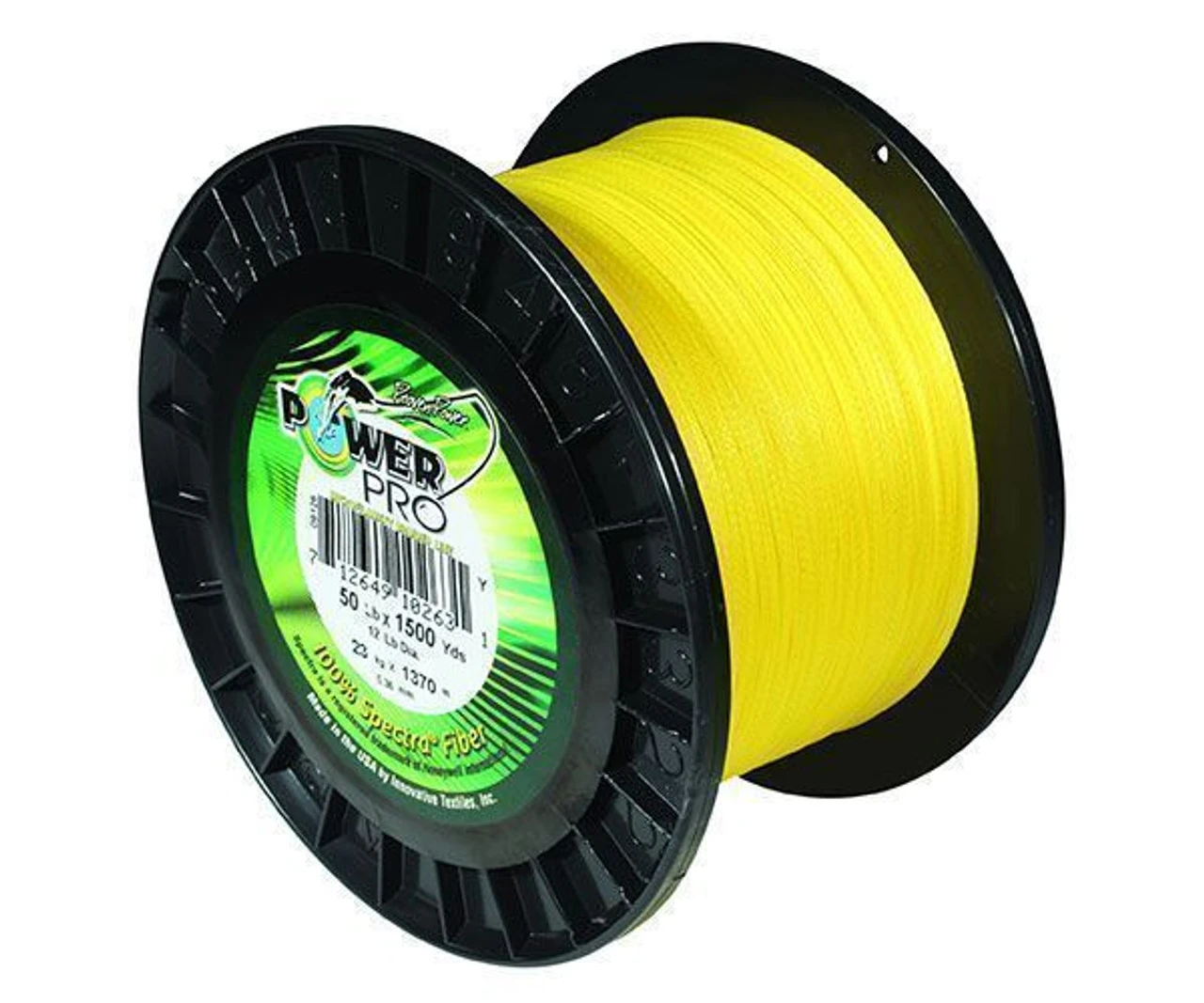 Power Pro PowerPro Braided Spectra Fiber Fishing Line Hi-Vis Yellow 100 Yds - Image 2