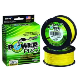 Power Pro PowerPro Braided Spectra Fiber Fishing Line Hi-Vis Yellow 500 Yds.