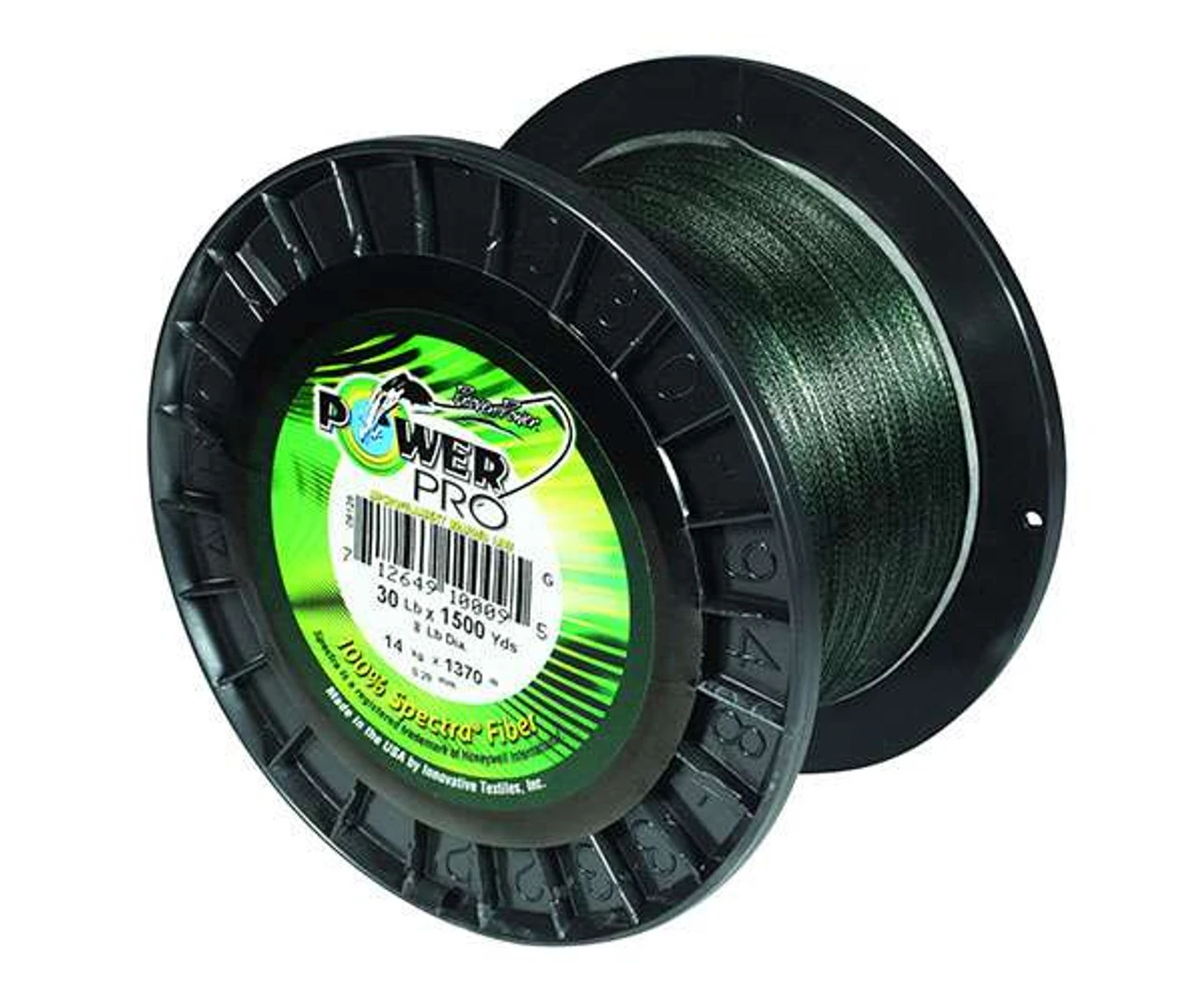 Power Pro PowerPro Braided Spectra Fiber Fishing Line Moss Green 3000 Yds. - Image 2