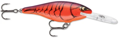 Rapala Shad Rap 08 Crankbait - Demon