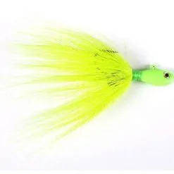 S&S Bucktails S & S Bucktails Rattletail 1/2oz Jig Lure 11-Glow Sea Robin