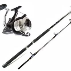 Shimano BTR8000OC Baitrunner OC Reel / Ande ATS-5701A MH Spin Combo