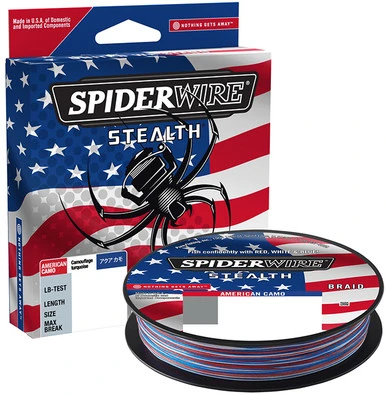 Spiderwire Stealth American Camo Braid