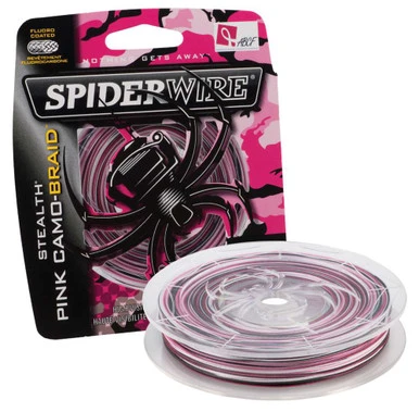 Spiderwire Stealth Pink Camo Braid