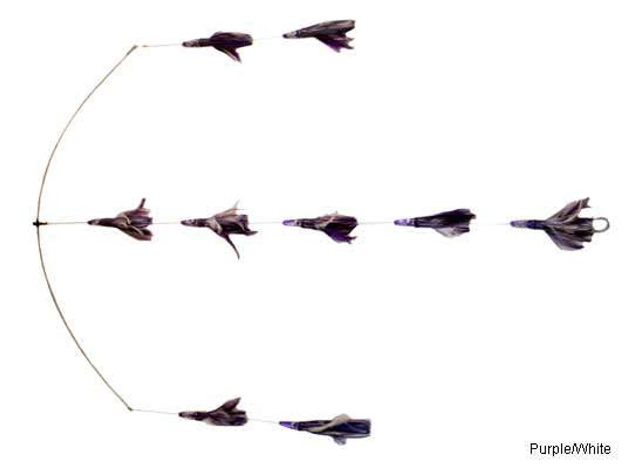 Sportfish Products 32in Spreader Bar With 9 - 6in Sport Feather - Image 4