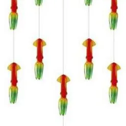 Squidnation 36in Spreader Bar With 9in Mauler Squid Green