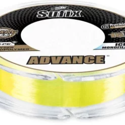 Sufix Advance Ice Monofilament - 100yds - Neon Lime - 6lb