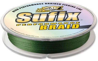Sufix Performance Braid Lo-Vis Green - 40lb - 150yds
