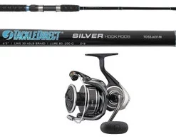 TackleDirect BGMQ5000D-H/TDSSJ631M Silver Hook Jigging Combo