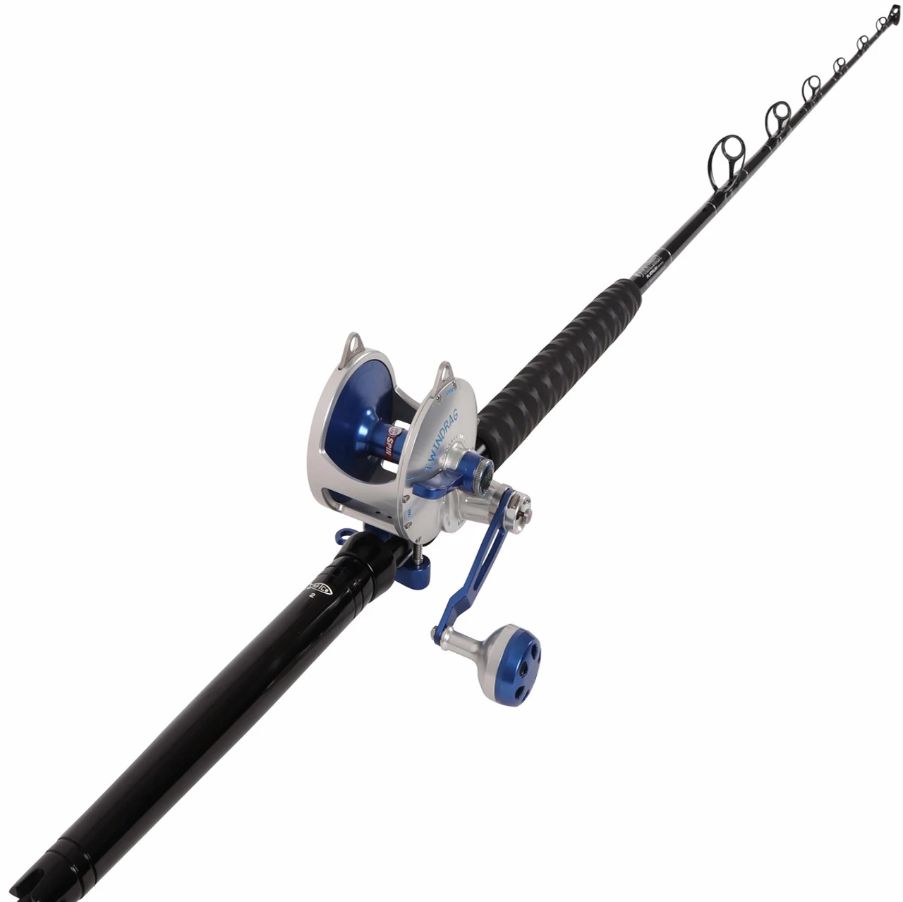 Accurate Valiant BV2-1000 - Silver/Blue - TackleDirect Platinum Hook Standup Combo