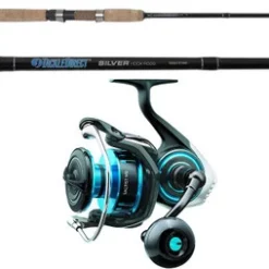 TackleDirect SALTISTMQ3000D-XH/TDSS701MH Silver Hook Spinning Combo