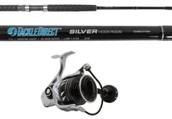 TackleDirect SLAIV4500DX/TDSBS701MH Silver Hook Boat Spinning Combo