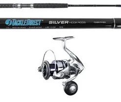 TackleDirect STC5000XGFL/TDSBS701MH Silver Hook Boat Spinning Combo