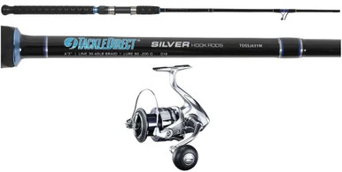 TackleDirect STC5000XGFL/TDSSJ631M Silver Hook Jigging Combo