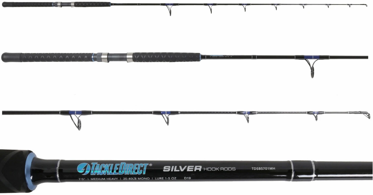 TackleDirect Silver Hook/Penn BTLIII6000DX Battle III DX Spinning Combo - Image 2
