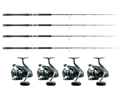 Daiwa Eliminator 6500 / TackleDirect TDSSJ561MH Spinning Combo Package