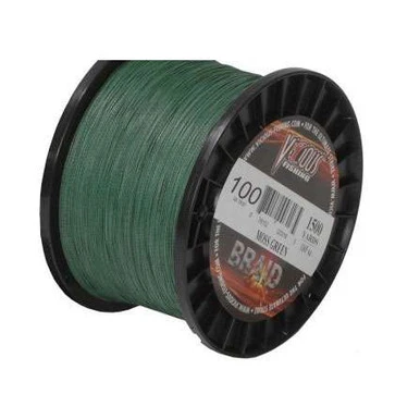 Vicious BBG Moss Green Braided Fishing Line 1500 Yard Spools