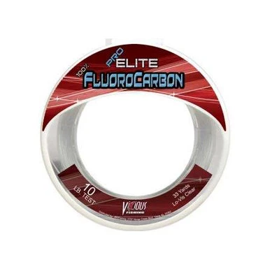 Vicious EFLWS60 Pro Elite Fluorocarbon Leader 33 Yard 60lb Spool