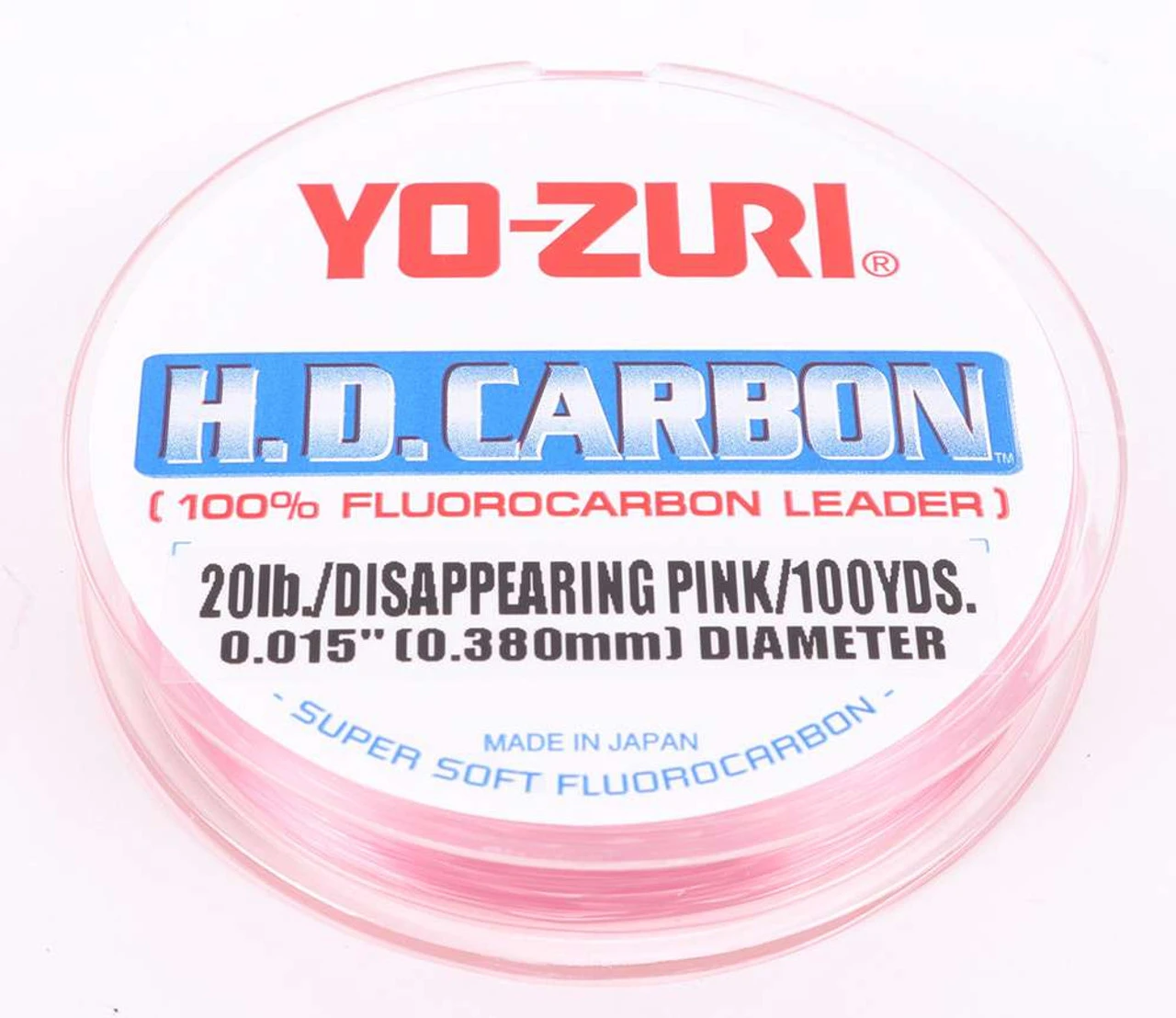 Yo-ZuriHD20LB-DP-100-SPL Fluorocarbon Leader Wrist Spool